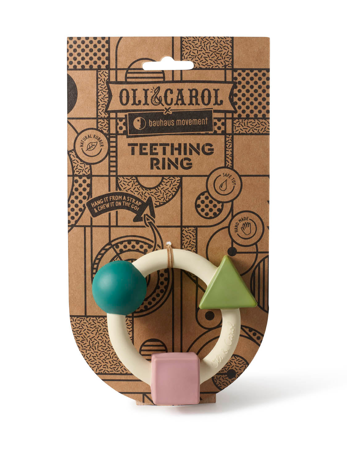 Pastel Bauhaus Movement Teething Ring