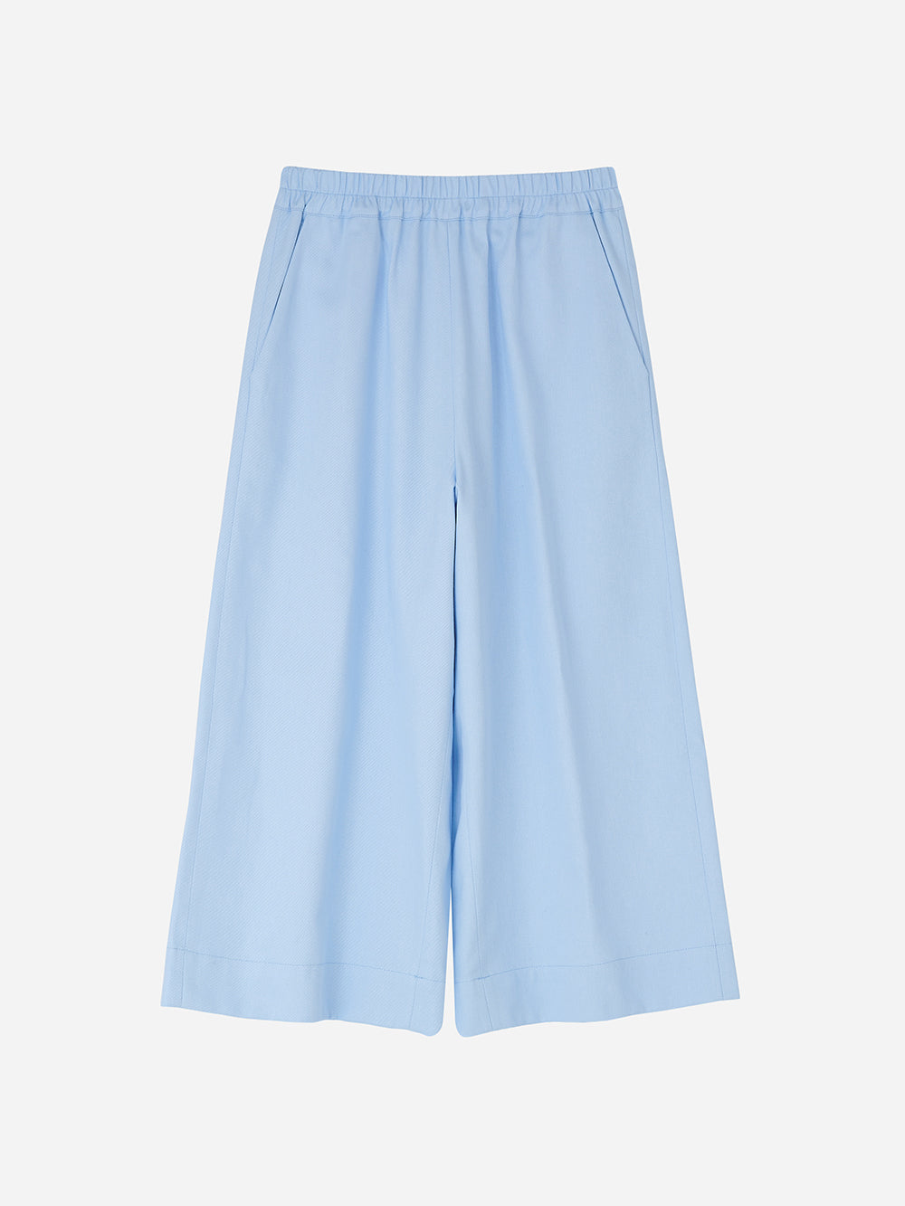 Sky Blue Wide Leg Trousers