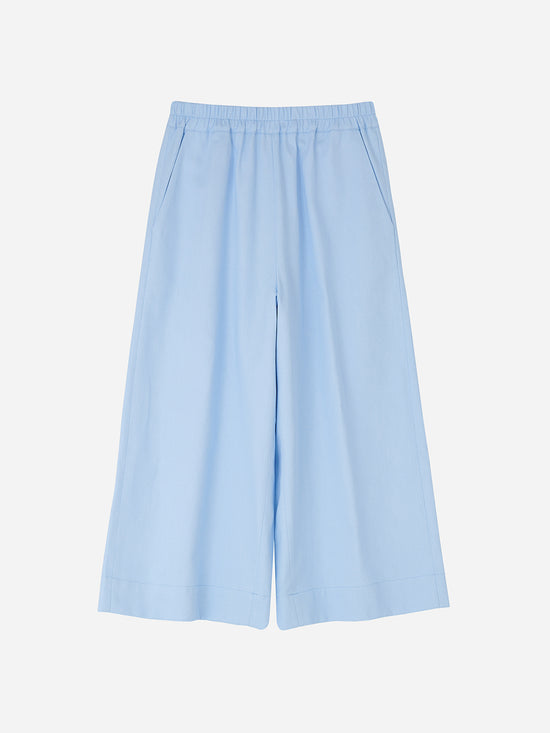 Load image into Gallery viewer, Sky Blue Wide Leg Trousers
