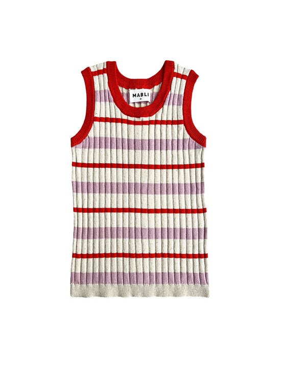 Orchid Stripes Tenby Tank Top