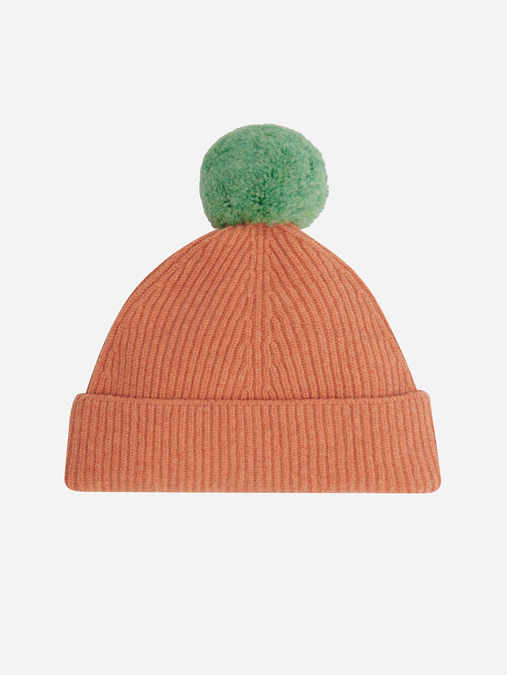 Load image into Gallery viewer, Peach Kids Pom Hat

