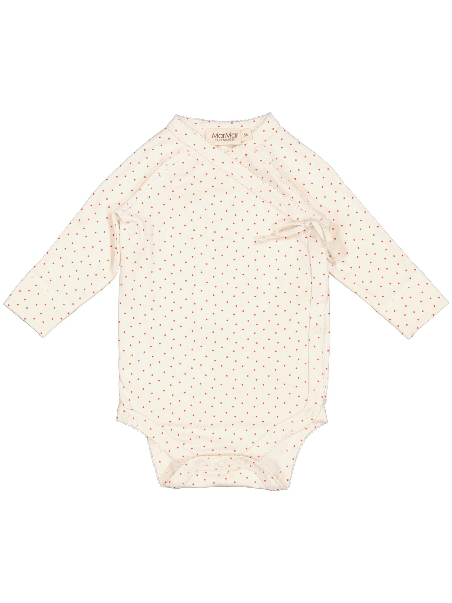 Red Currant Dot Long Sleeve Baby Body