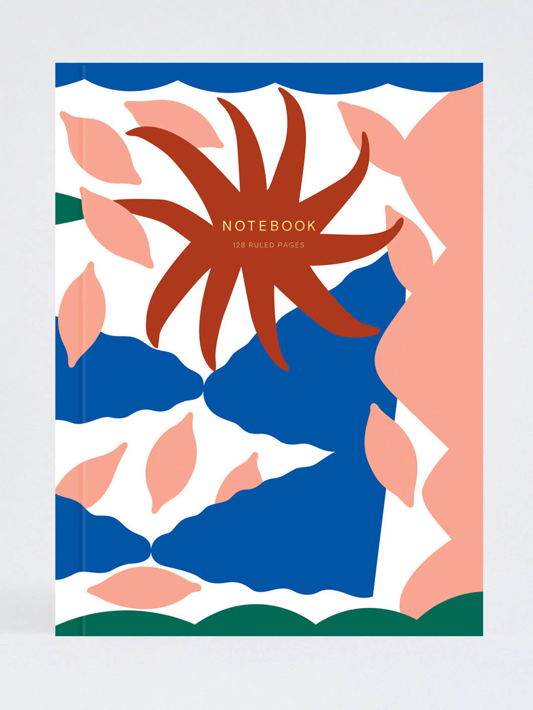 Abstract Composition Flat Lay Notebook