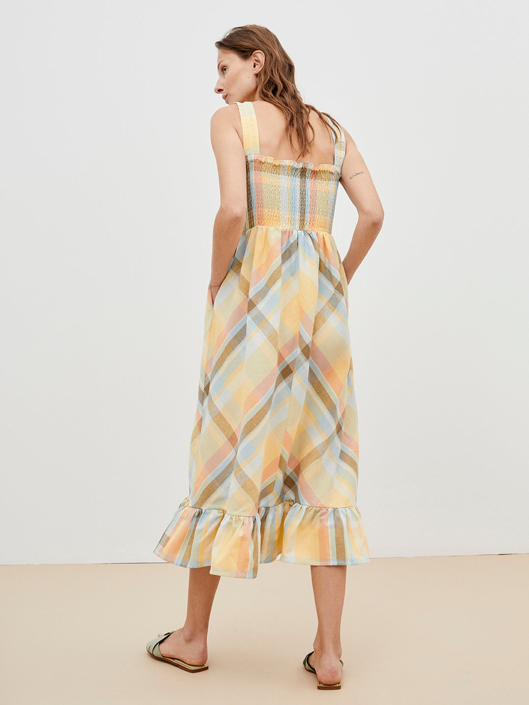Roberta Check Dress