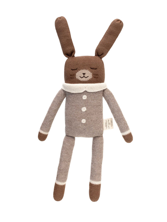 Large Bunny in Oat Jumpsuit