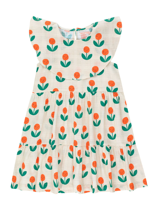 Peonies Frills Dress