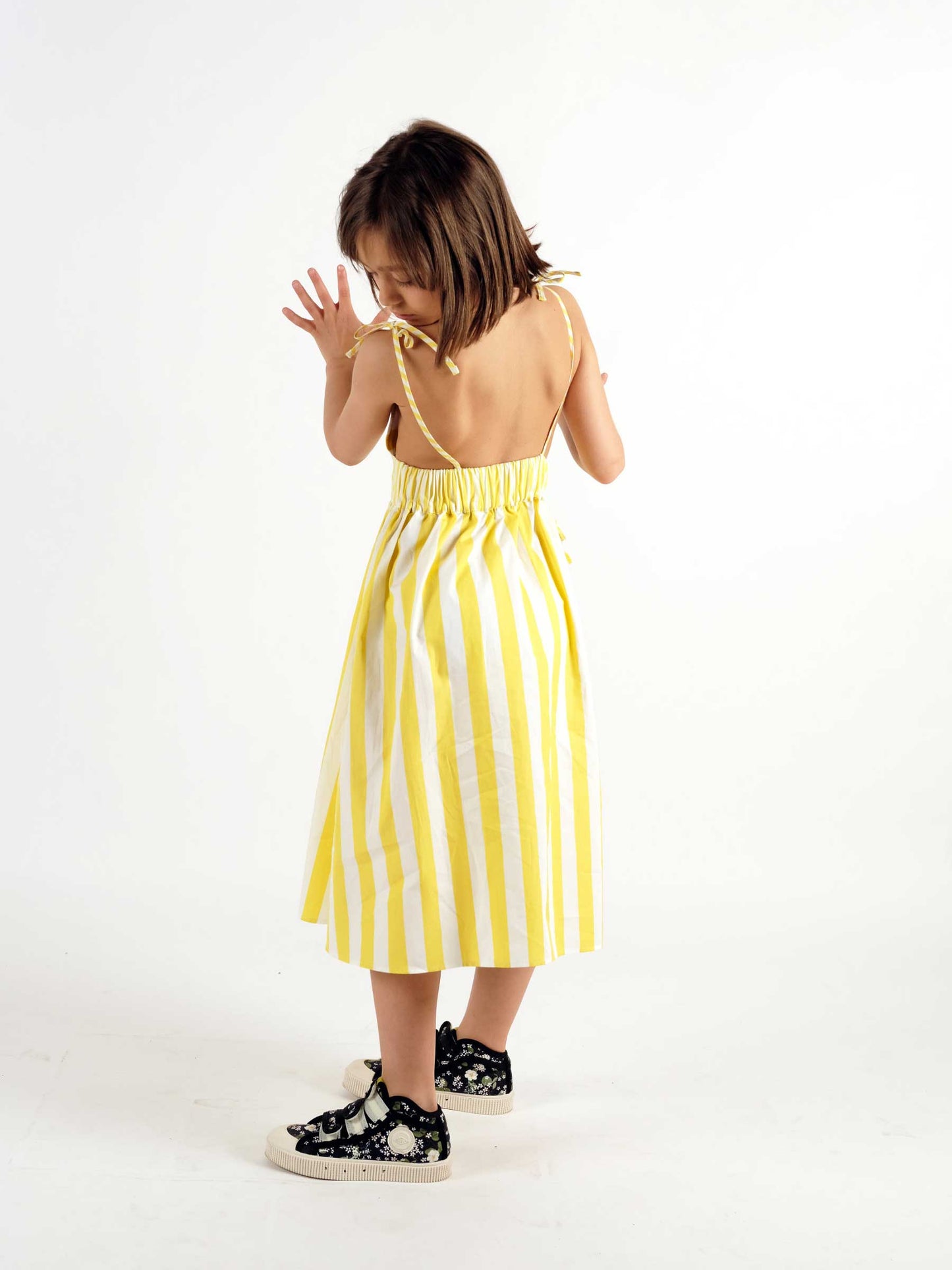 Amarilis Yellow Stripes Dress