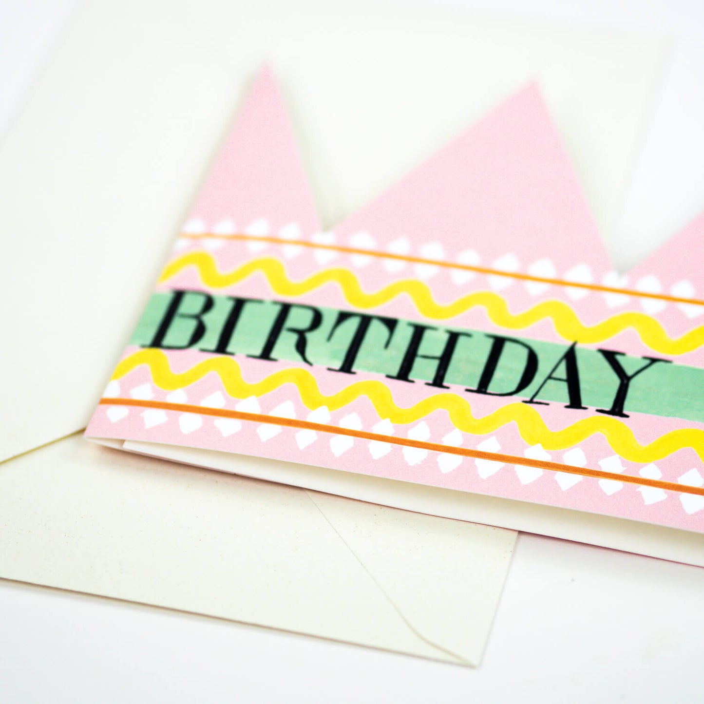 Birthday Queen Party Hat Card