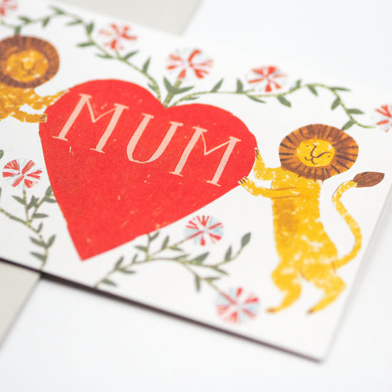 Load image into Gallery viewer, Mother&amp;#39;s Day Lion Card
