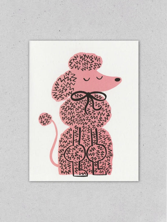 Pink Pooch Card Card